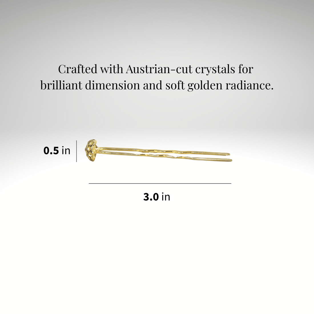 Celestique Pin | Crystal Cluster Hair Stick | Luxury Crystal Hair Accessory by Haerime