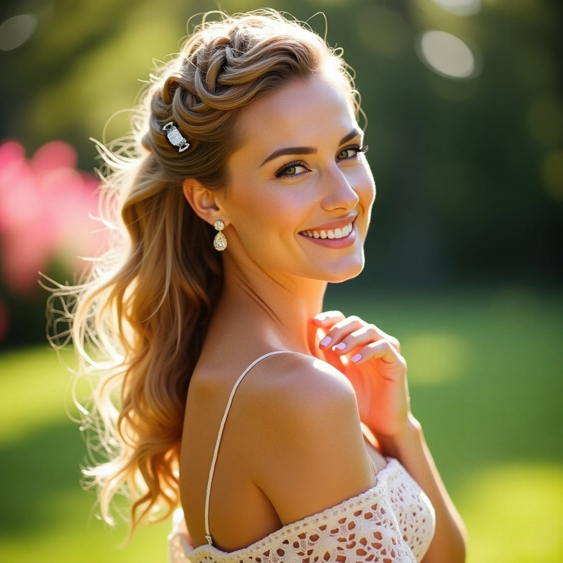 LumiClasp Mini | Sparkling Crystal Jaw Clip | Luxury Crystal Hair Accessory by Haerime