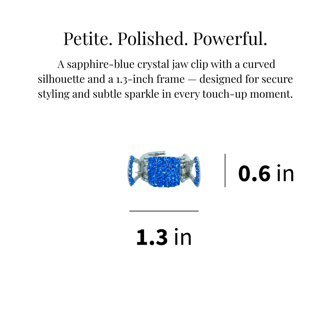 LumiClasp Mini | Sparkling Crystal Jaw Clip | Luxury Crystal Hair Accessory by Haerime