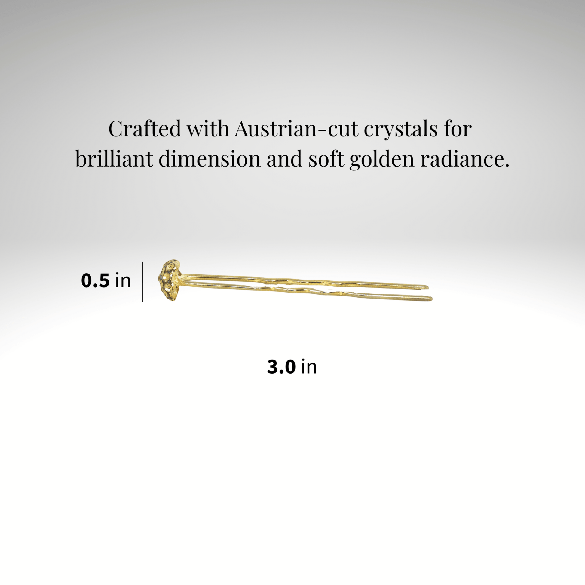 Celestique Pin | Crystal Cluster Hair Stick | Luxury Crystal Hair Accessory by Haerime