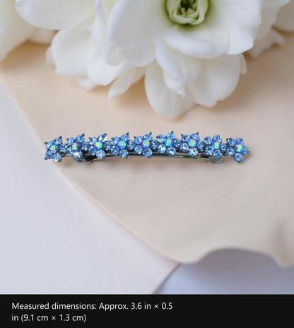 Floracurve Arc — Hair Accessory with measured dimensions marked: Approx. 3.6 in × 0.5 in (9.1 cm × 1.3 cm)