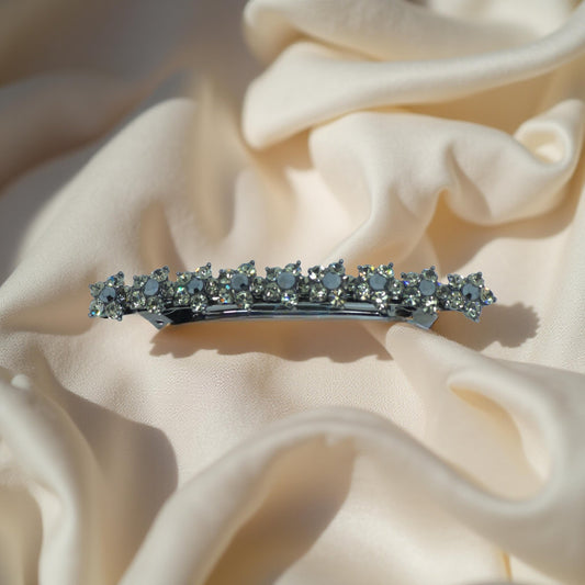Floracurve Arc hair accessory, Black color option, product view.