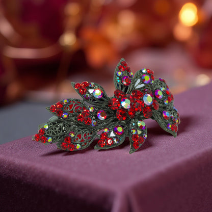 Aurora Filigree barrette, product view.