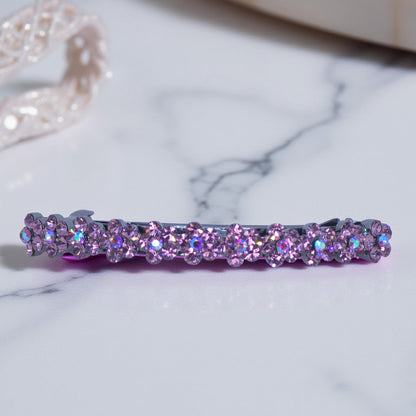 Blosselina Row hair accessory, Purple color option, product view.