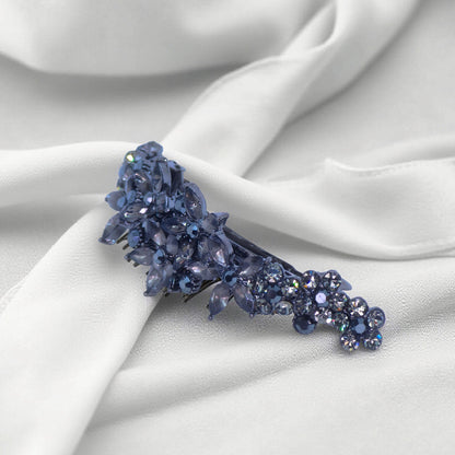 FleurVerre Cascade barrette, side view.