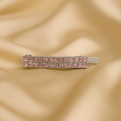 Minette hair accessory, Pink color option, product view.