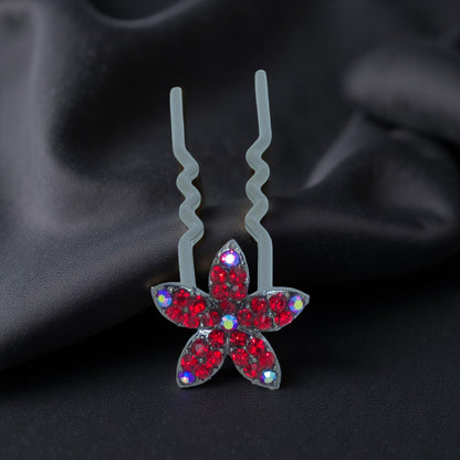 Petalight hair pin, product view.