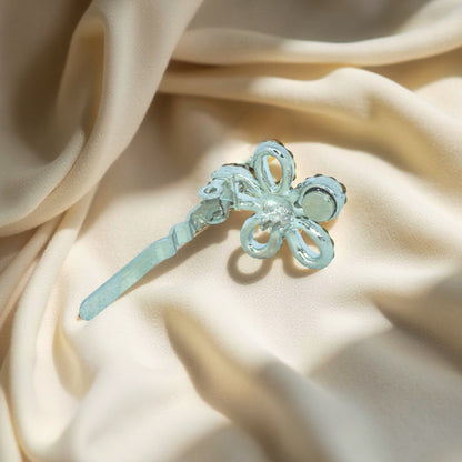 PetalMuse hair accessory, side view.