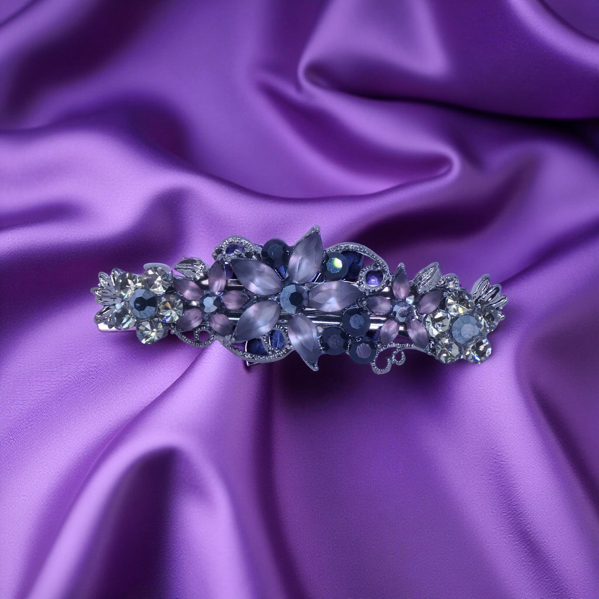 Serenbelle Bloom hair accessory, Purple color option, product view.