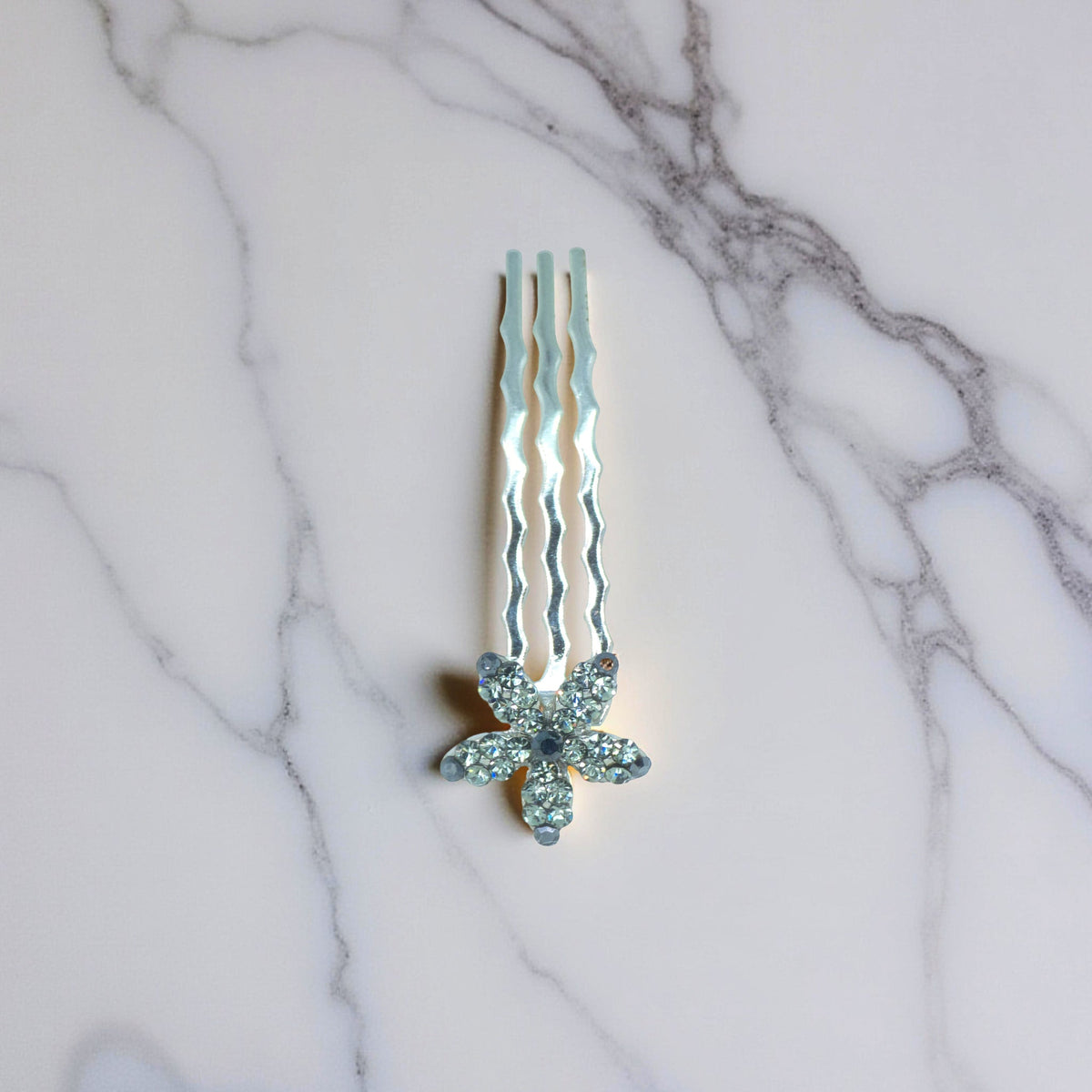 Starpetal Minis hair accessory, Black color option, product view.